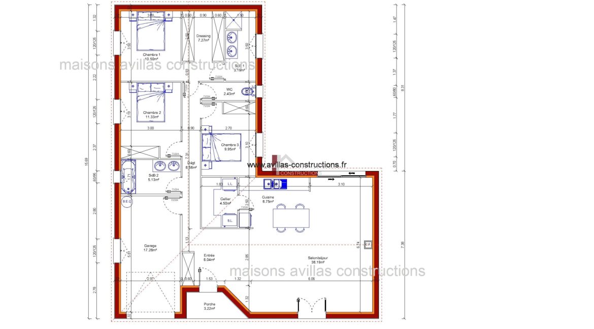 plan maisons avillas constructions 52120