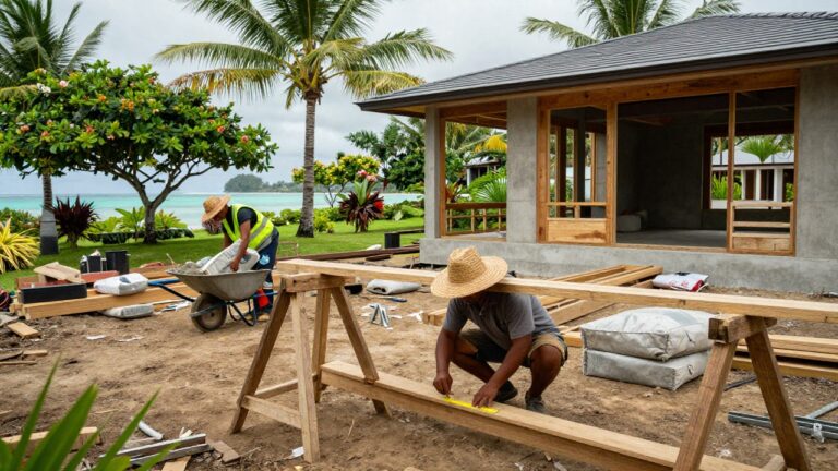 Coût au mètre carré pour bâtir une habitation à Tahiti